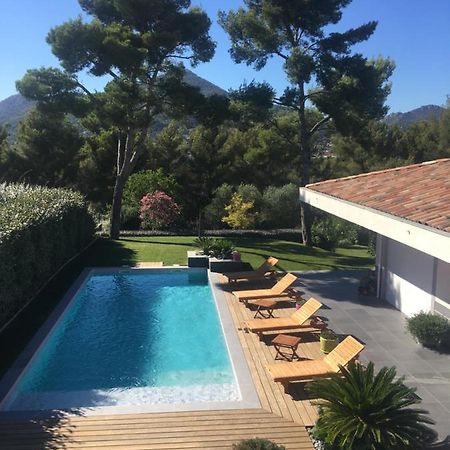 Chambre Luxe Dans Villa De Standing Avec Piscine, Acces Discret Et Independant, Terrasse Arboree Et Parking Prive La Valette-du-Var Eksteriør billede